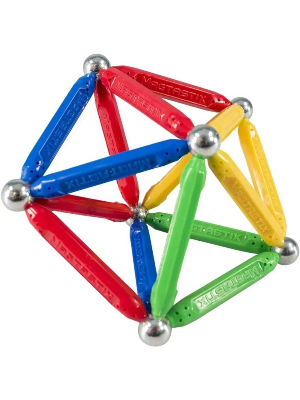 Creative Building Kit with Magnetic Balls & Rods - 45 Pieces for Ages 6